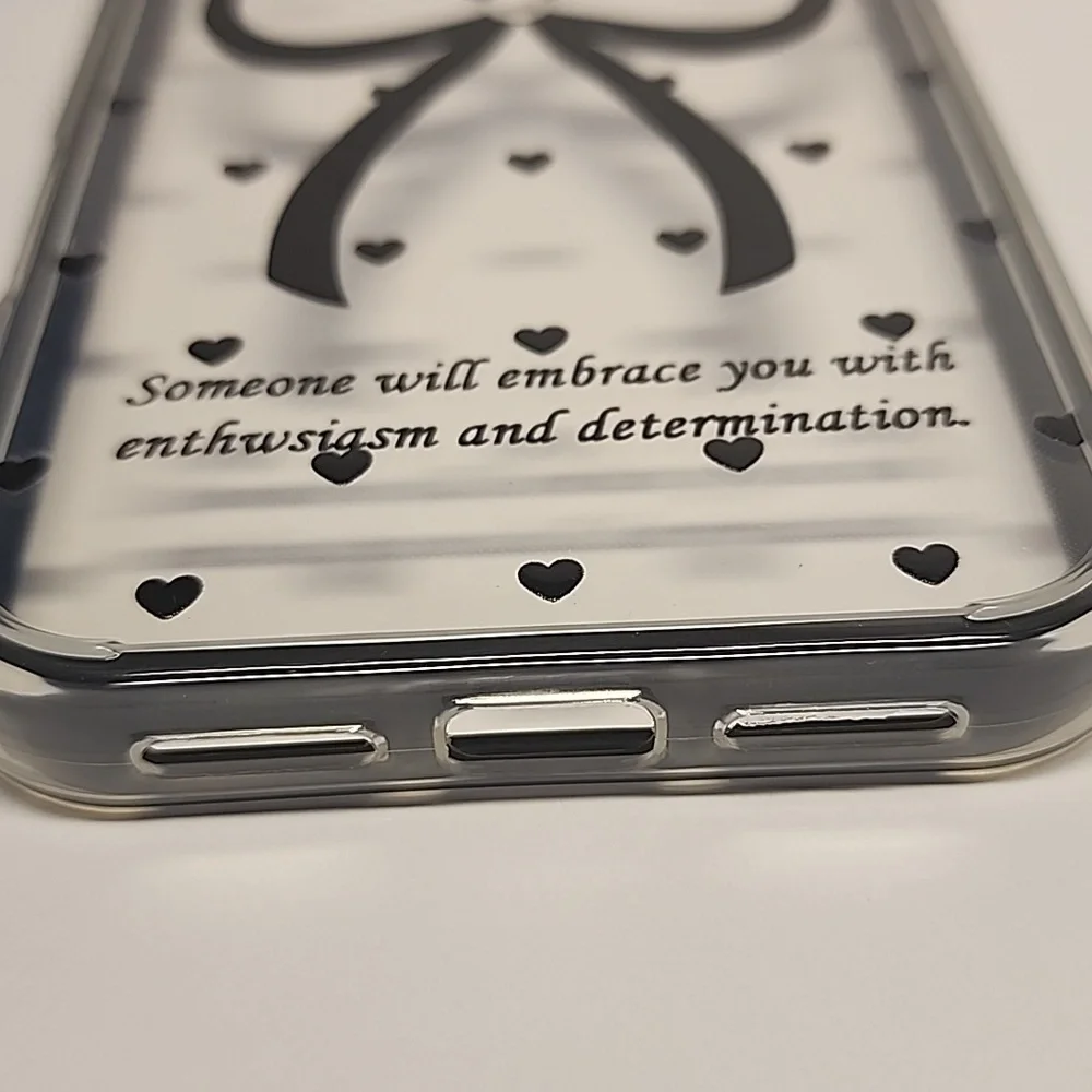 Brand new Apple IPhone 17 Pro Max Bow Silicone Phone case